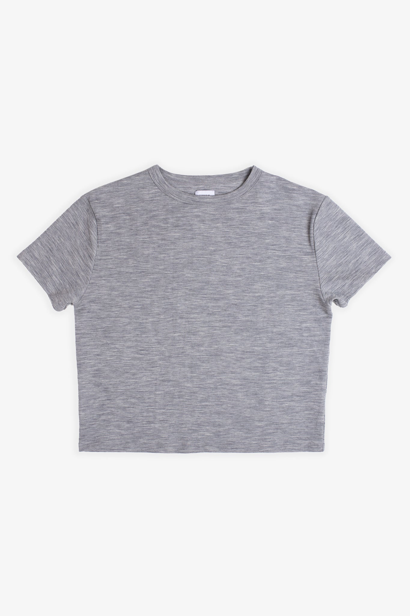 S/S BabyWool Boxy Crew Neck Tee Marble