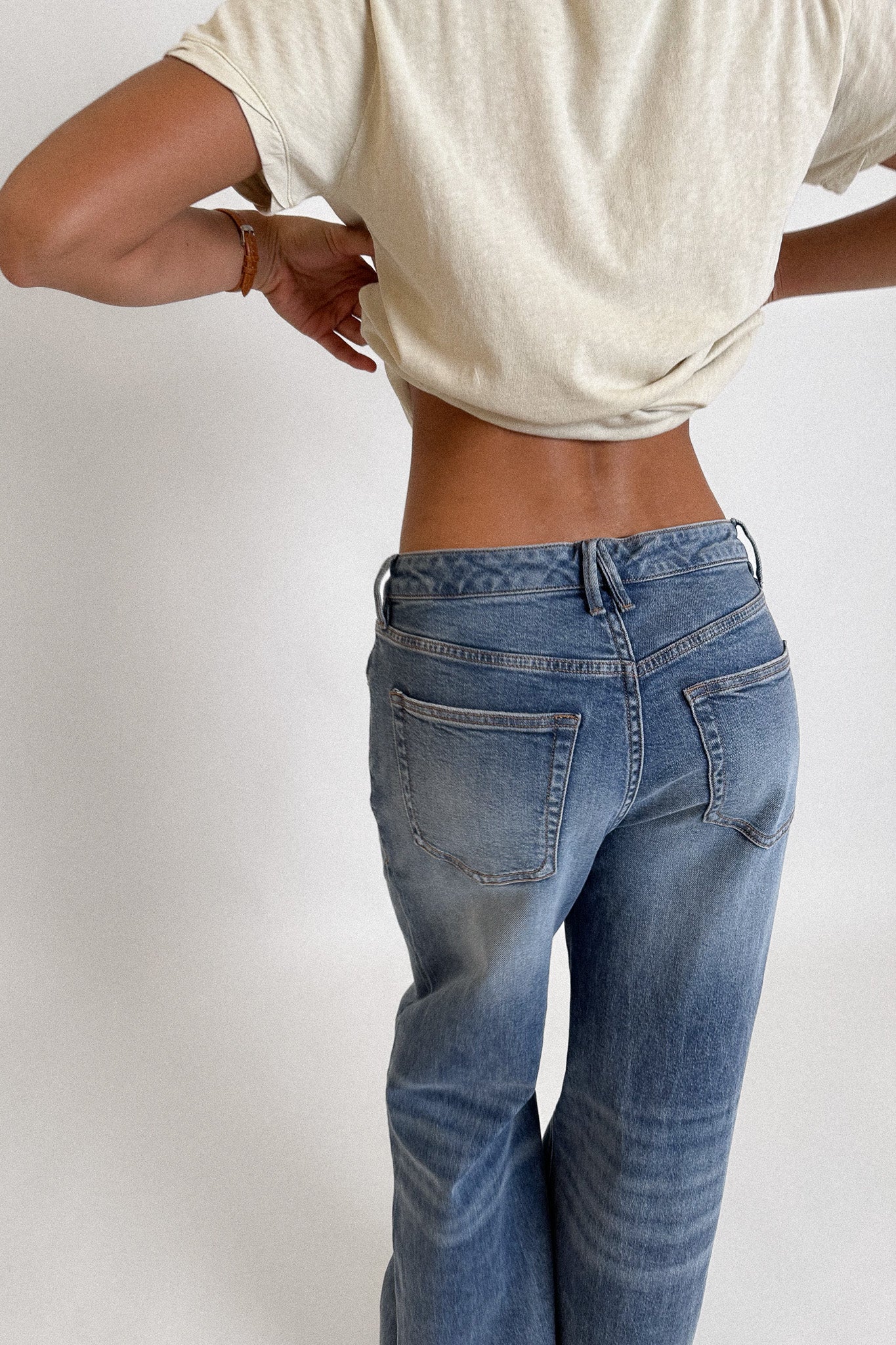 Soho Relaxed Fit Jean Mid Blue Fade