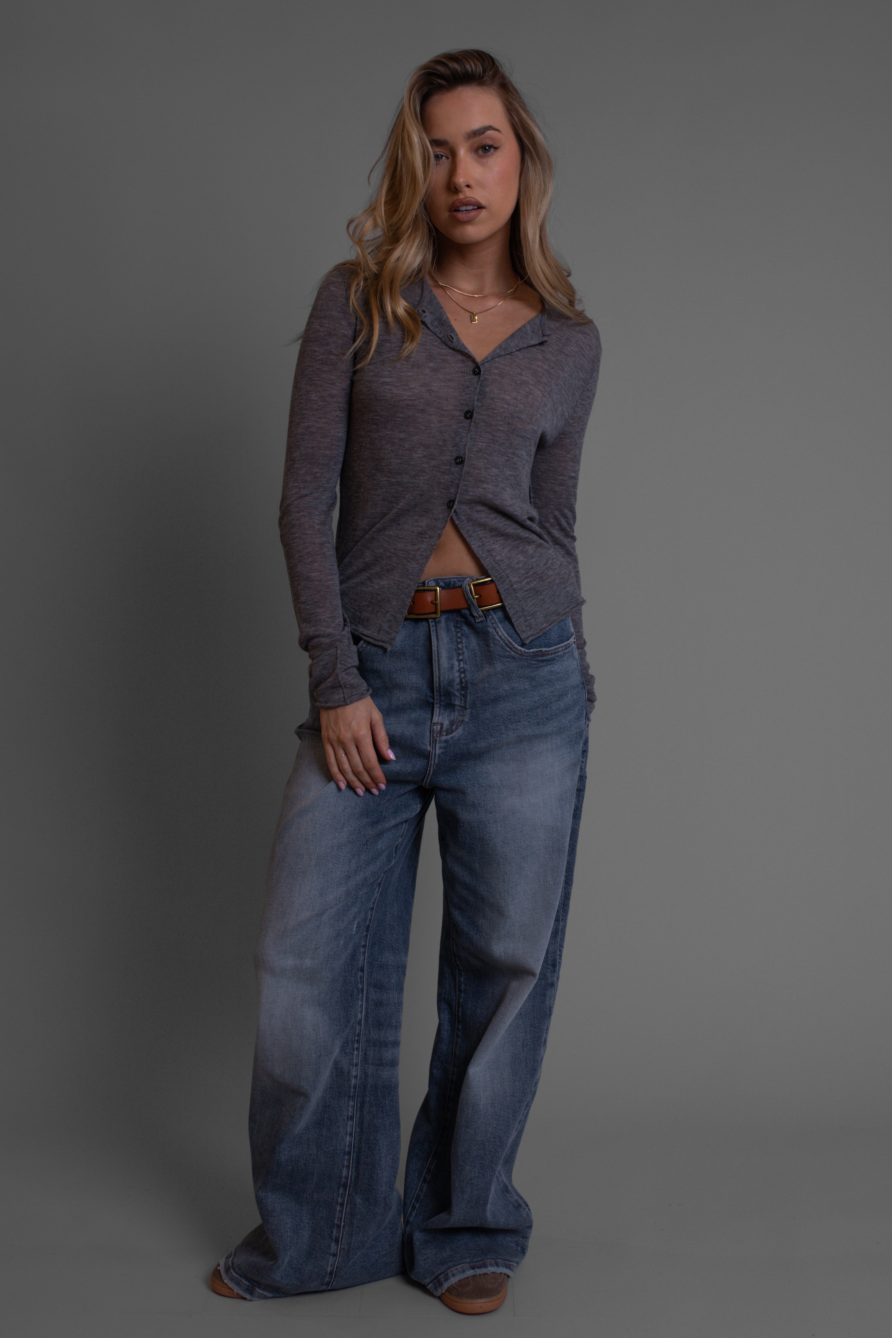 Nassau Sheer Crop Cardy Summer Storm Melange