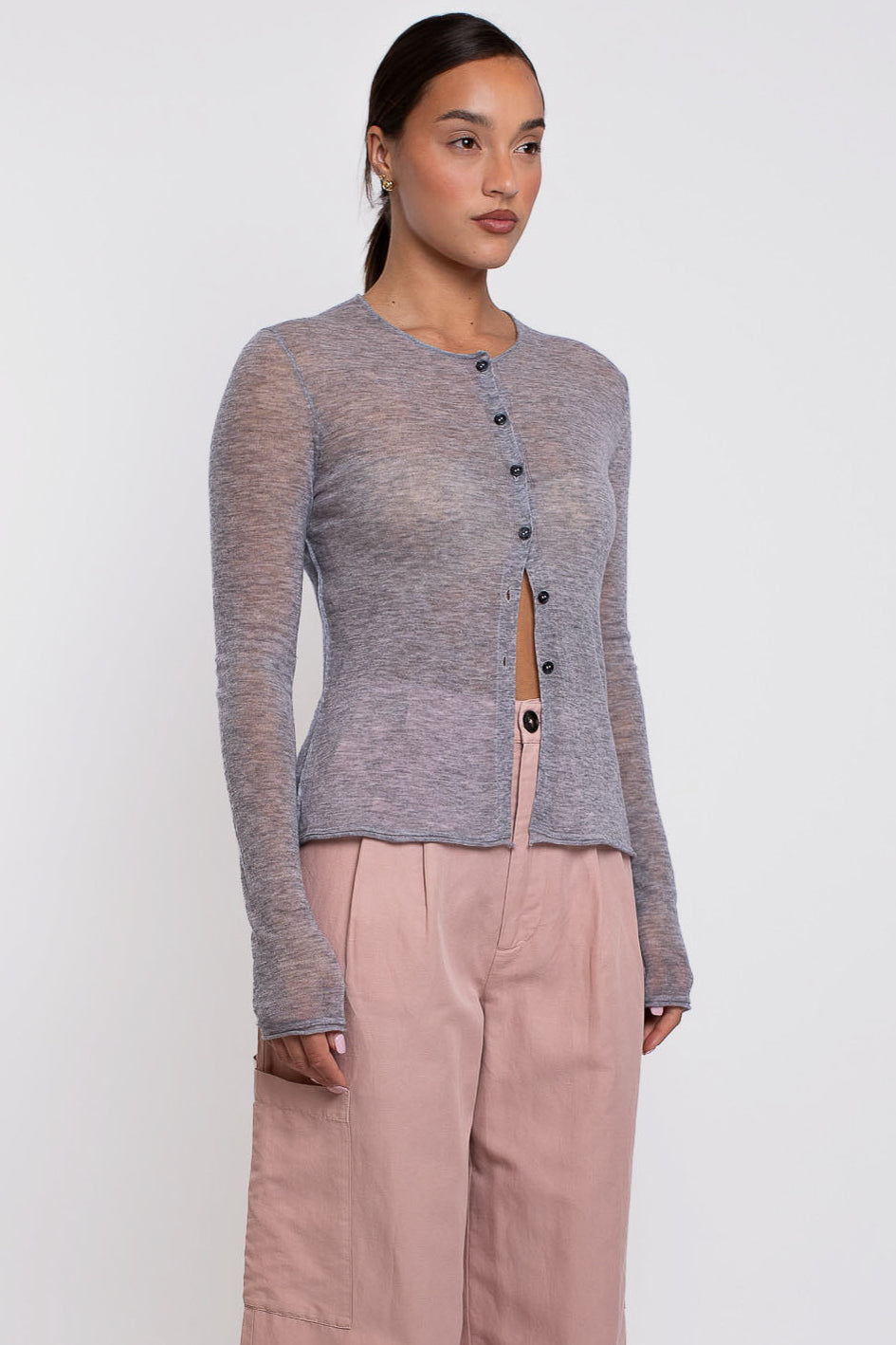 Nassau Sheer Crop Cardy Cloud Melange